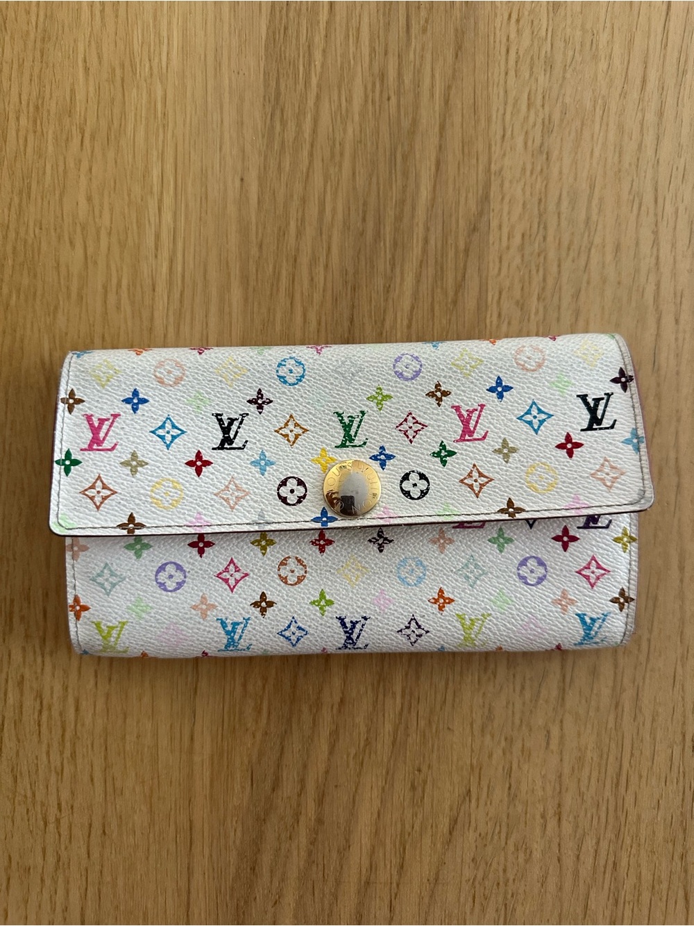 Louis Vuitton multicolor long wallet